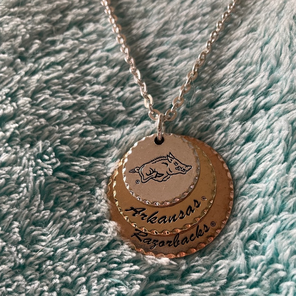 Arkansas Razorbacks necklace